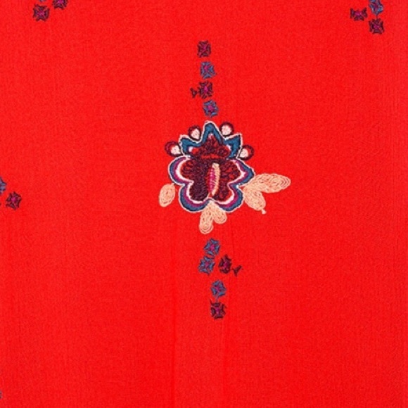 NWT Free People Oxford Embroidered Mini Dress - Picture 3 of 5